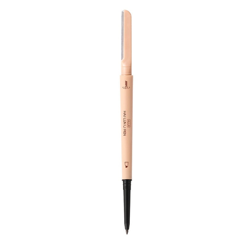 Rotating Double-headed Multifunctional Thin Head Eyebrow Pencil Distinct Look