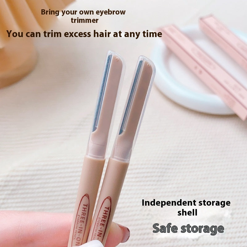 Rotating Double-headed Multifunctional Thin Head Eyebrow Pencil Distinct Look