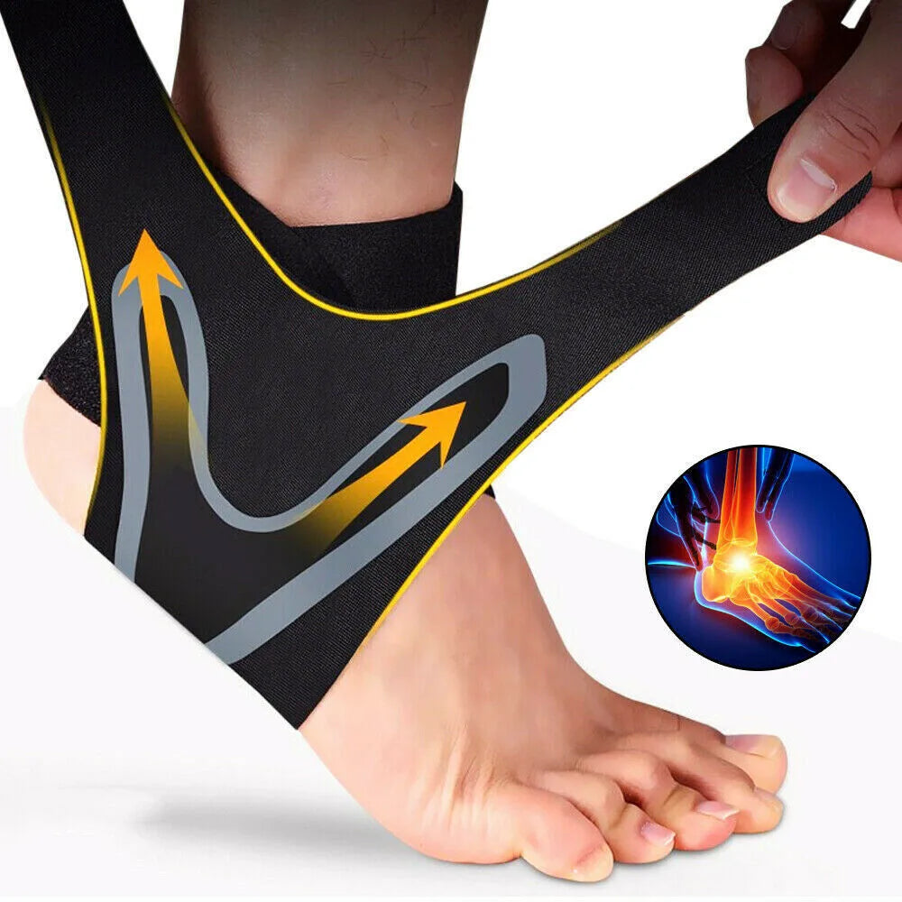 1pcs Fitness Sports Ankle Brace Gym Elastic Ankle Support Gear Foot Weights Wraps Protector Legs Power Weightlifting Foot Care