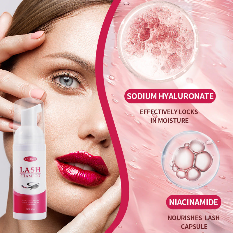 LASH SHAMPOO Mousse Eyelash Cleaning Solution