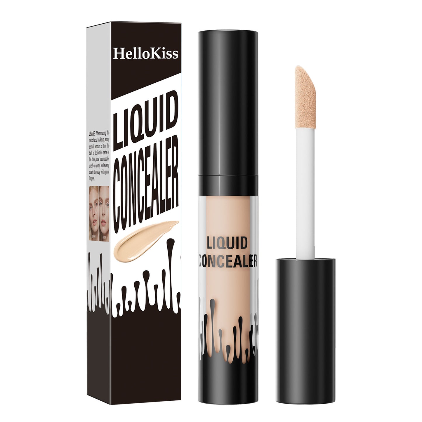 Natural Fit Liquid Concealer Waterproof And Sweat-resistant