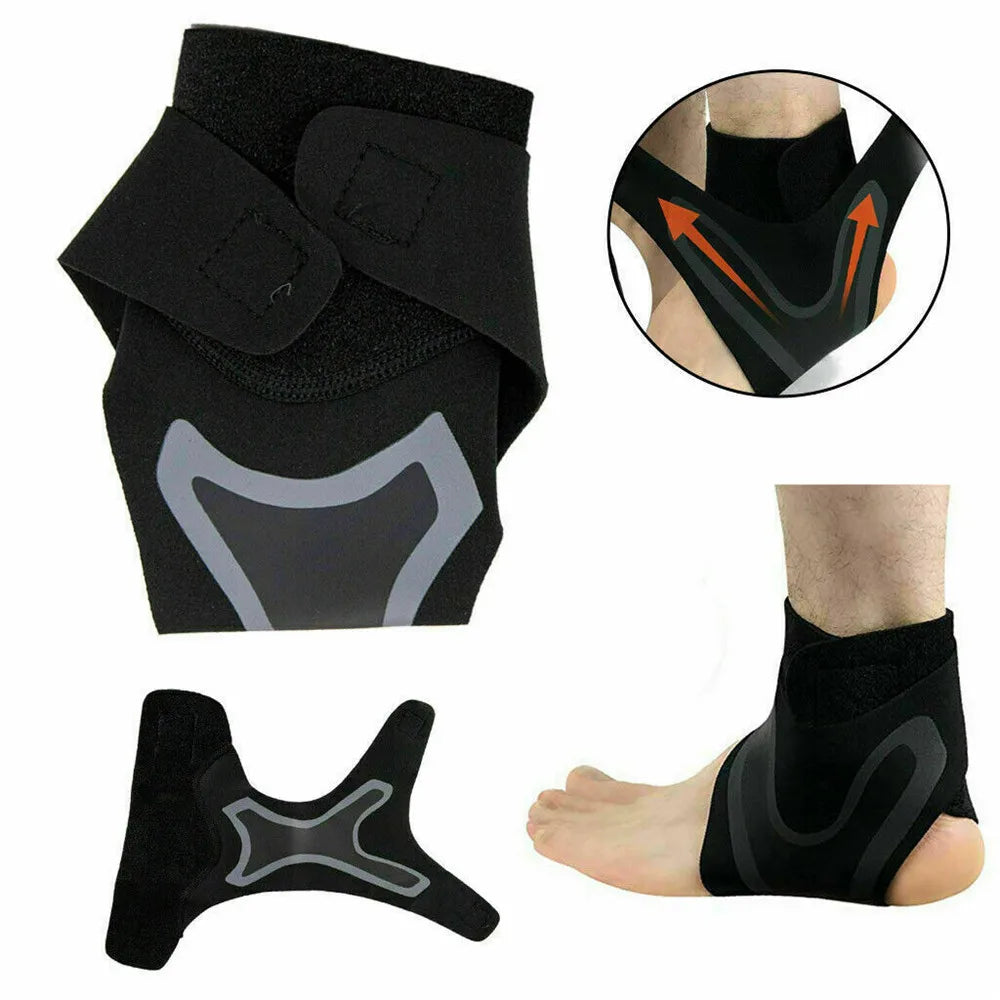 1pcs Fitness Sports Ankle Brace Gym Elastic Ankle Support Gear Foot Weights Wraps Protector Legs Power Weightlifting Foot Care