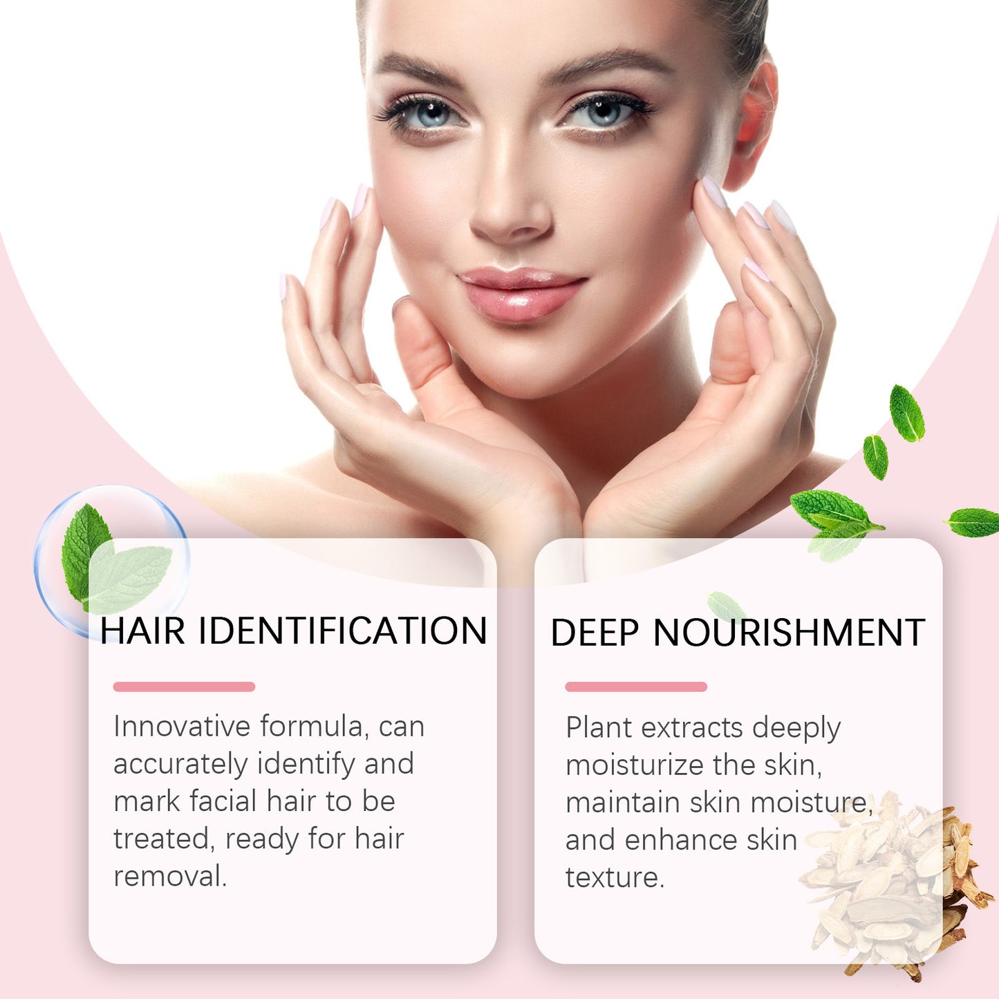 Facial Hair Recognition Spray Clean And Refreshing Mild