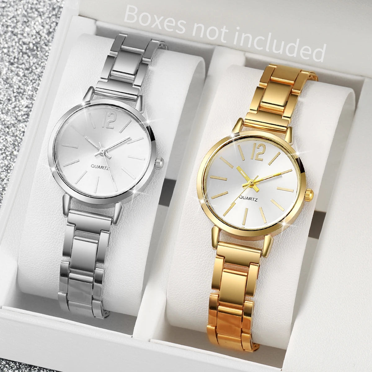 1/2/3PCS Fashion Women Watches Simple Dial Analog Quartz Watch for Women Reloj Mujer Girls Clock Gift(Without Box)