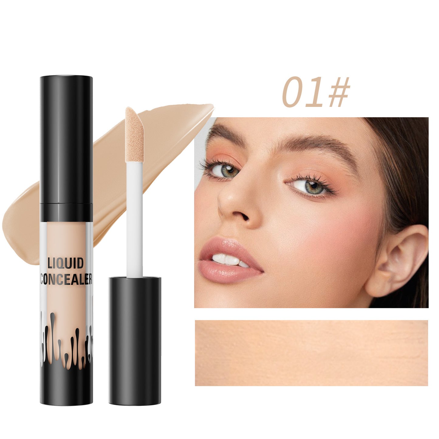 Natural Fit Liquid Concealer Waterproof And Sweat-resistant