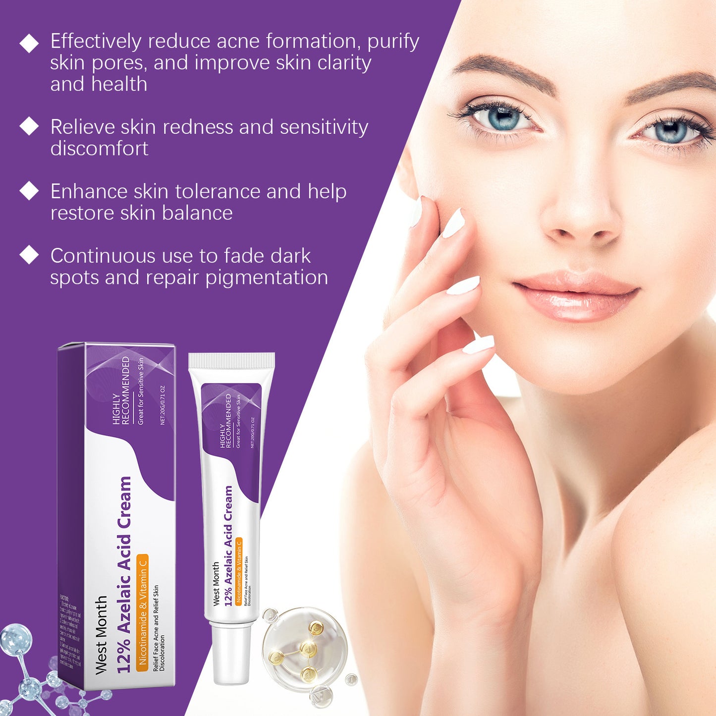Azelaic Acid Repair Cream Desalting Pimple