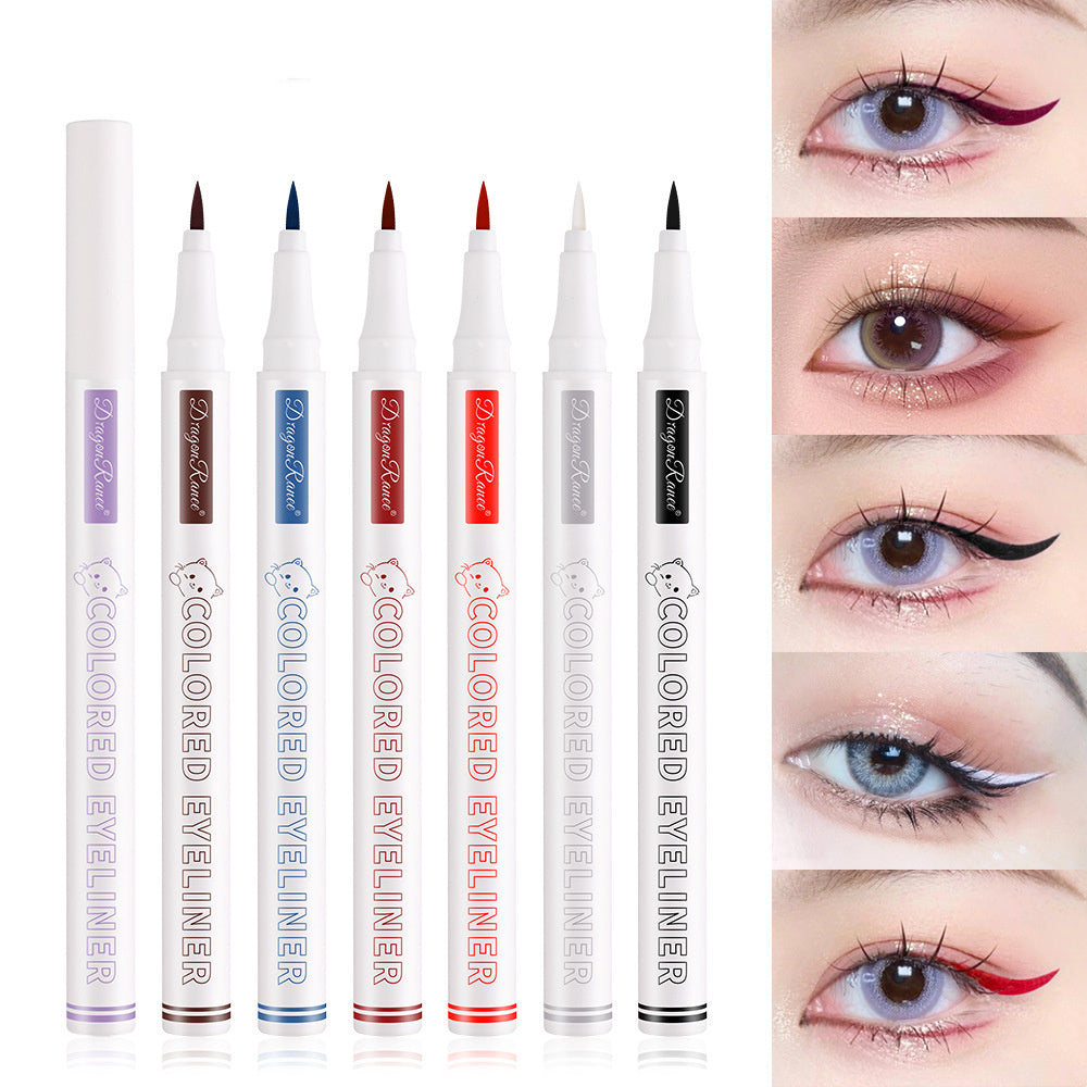 Color Waterproof Eyeliner Liquid Pen Sweat-proof, Non-dizzy And Waterproof