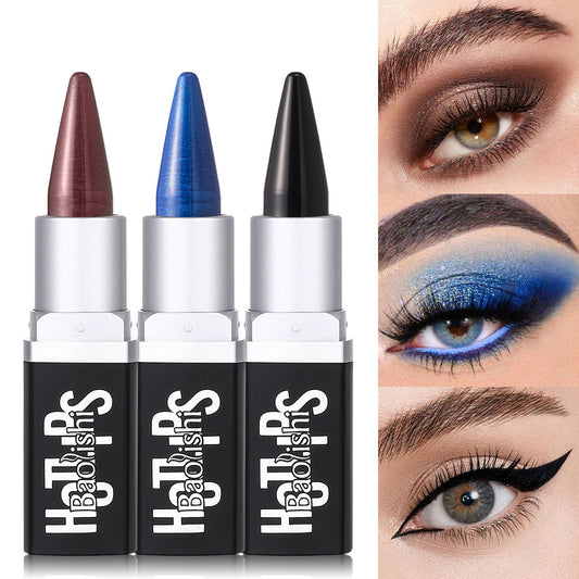 Colorful Pearlescent Creamy Eyeliner Waterproof And Oil-proof Not Smudge