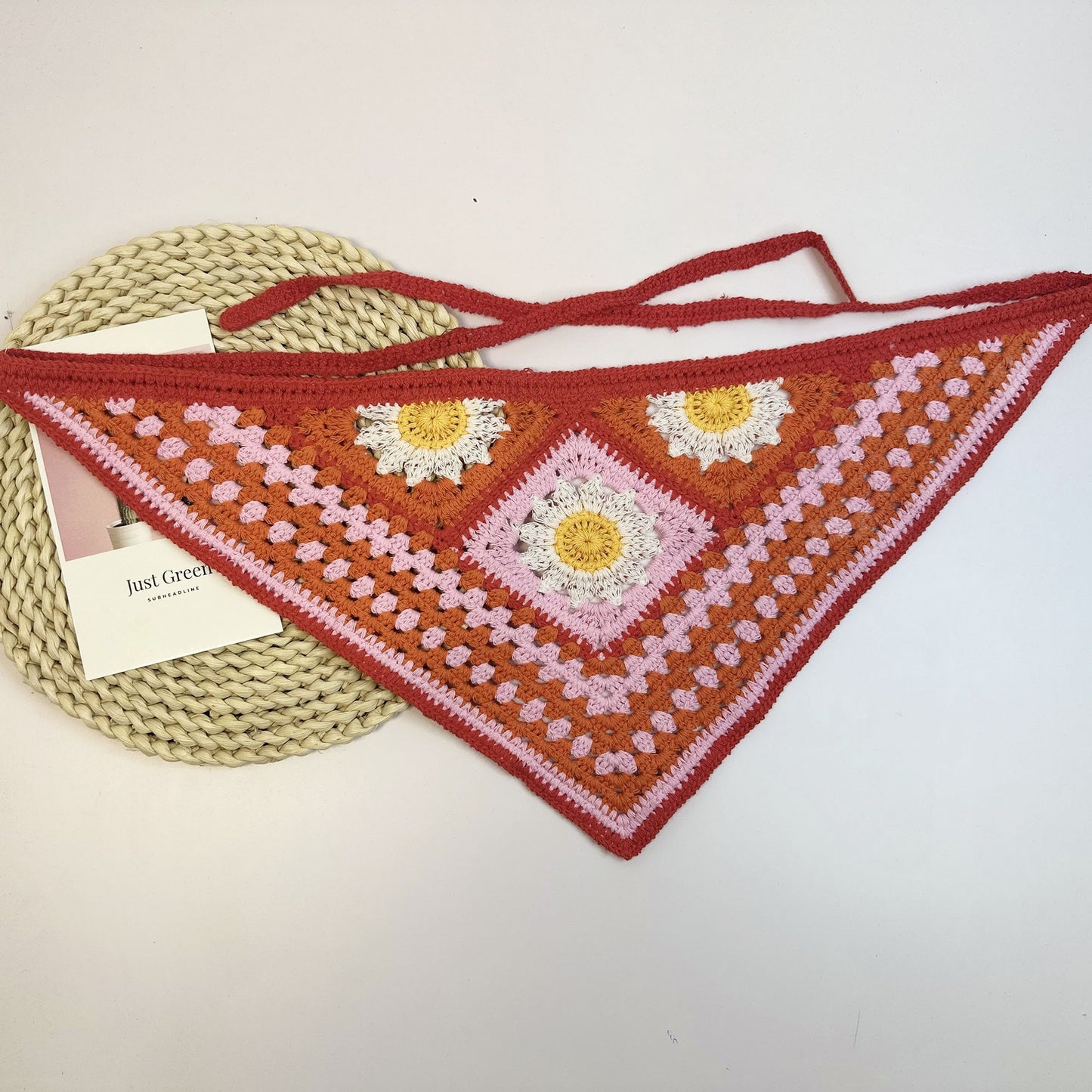 All-matching Triangular Binder Knitted Hair Band