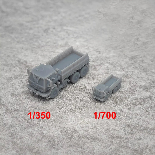 5PCS 1/700 1/350 Scale Resin Car Model M1084 6×6 Medium Tactical Trucks Combat Vehicles Toys for Military Collection DIY Mould