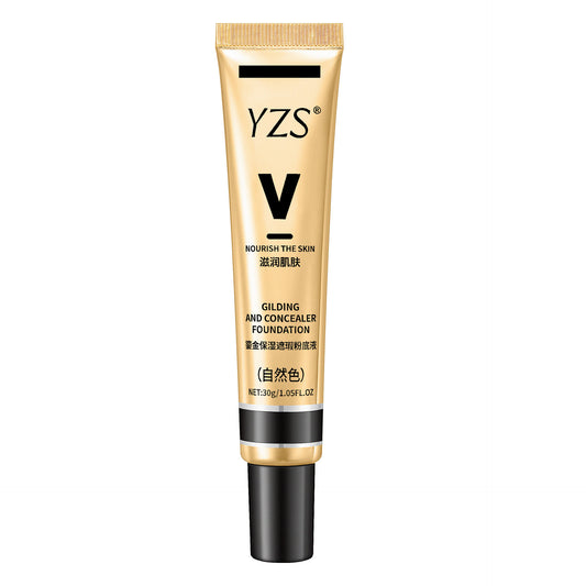 Portable Home Gilding Moisturizing Concealing Foundation