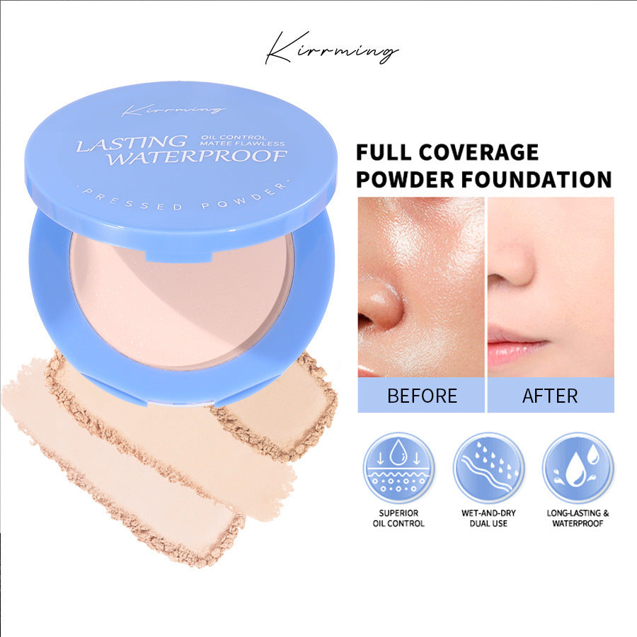 Long Lasting Waterproof Oil Control Concealer Matte Finishing Powder