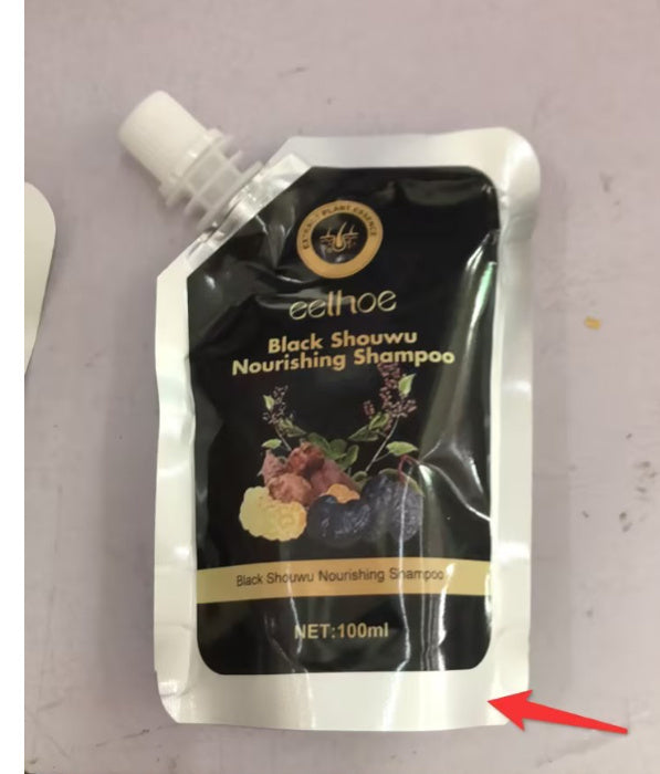 Black Ganoderma Lucidum Polygonum Multiflorum Shampoo