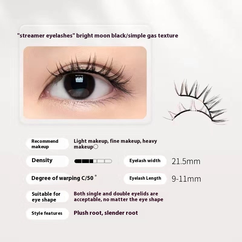 Magnetic Eyelashes Thick Zero Glue Long C Curved Eyelashes