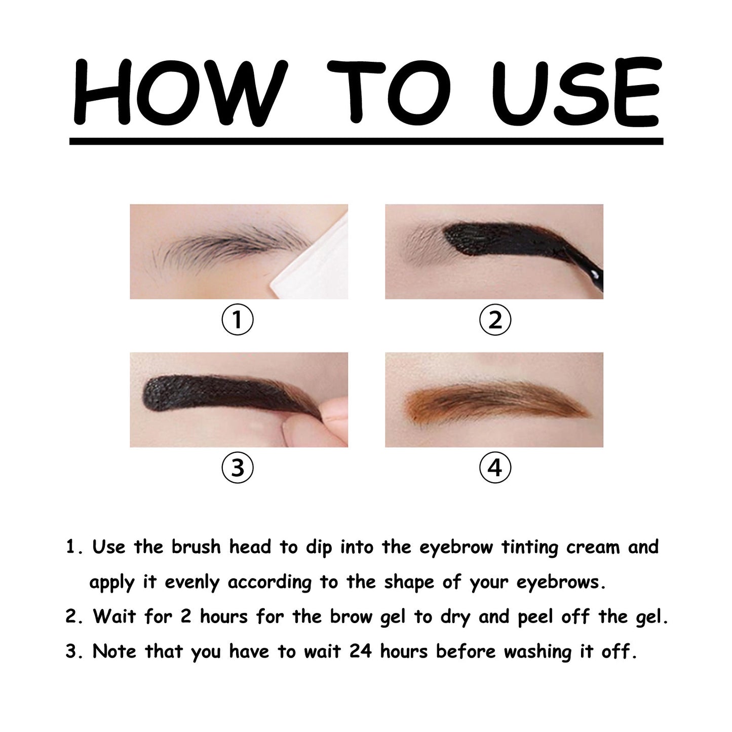 Waterproof And Sweat-proof Not Easy To Smudge Create Three-dimensional Natural Wild Tear And Pull Eyebrow Cream