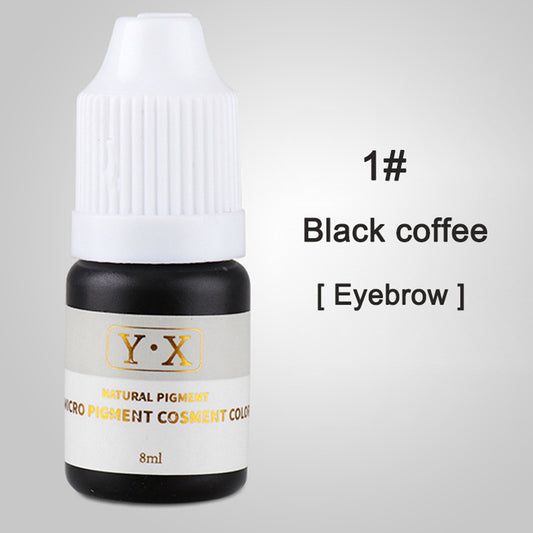 Small bottle of mist eyebrow eyebrow cream