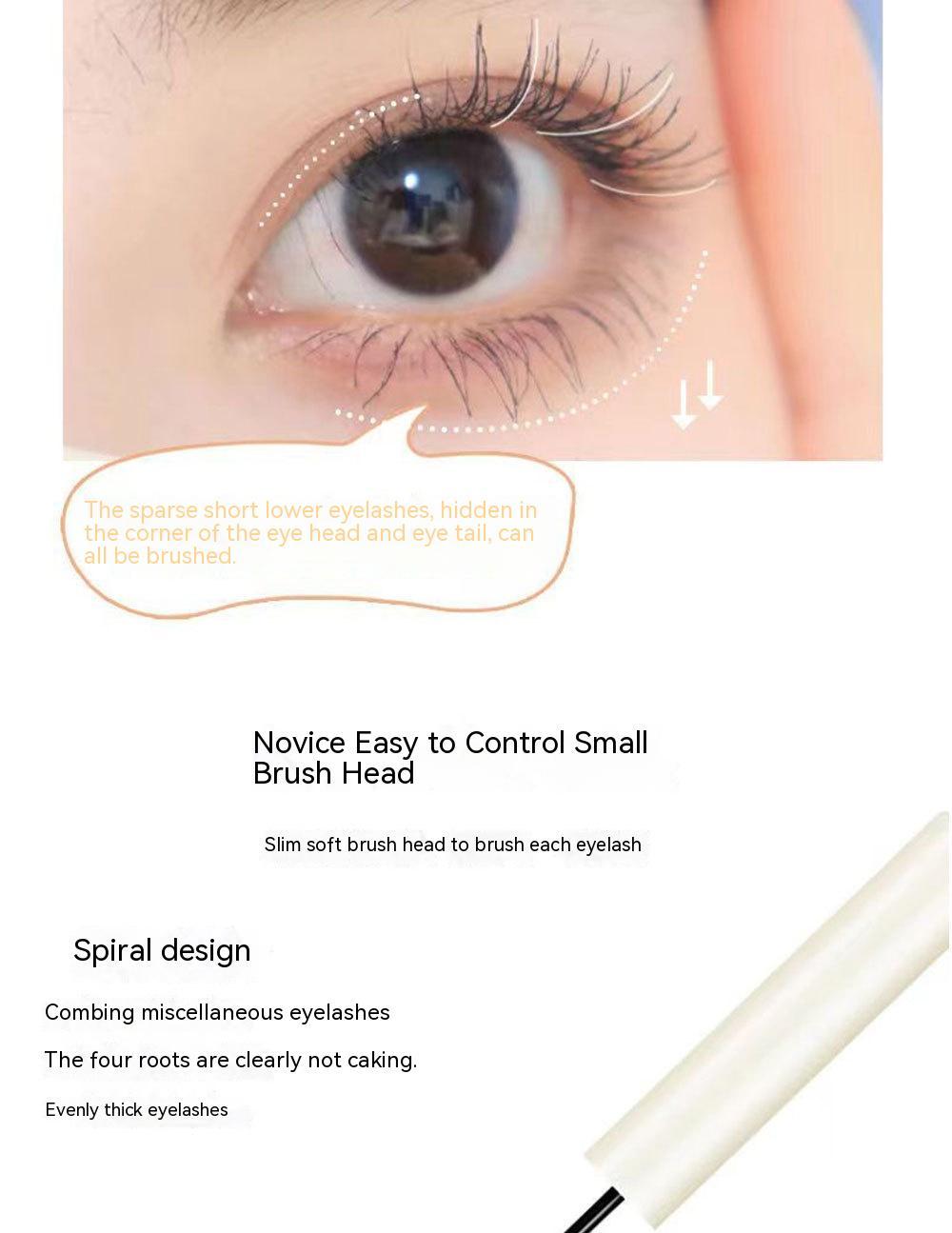 Natural Base Waterproof Thick Not Smudge Mascara
