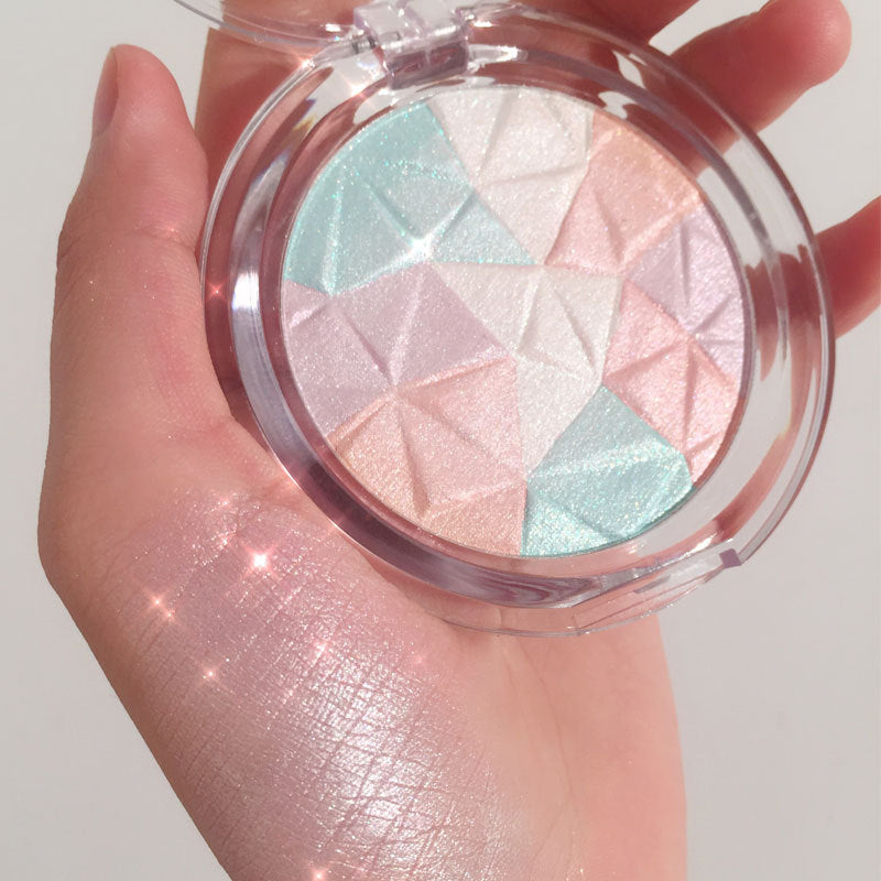 Mixed Color Crystal Diamond Highlighting Powder Cut And Contour