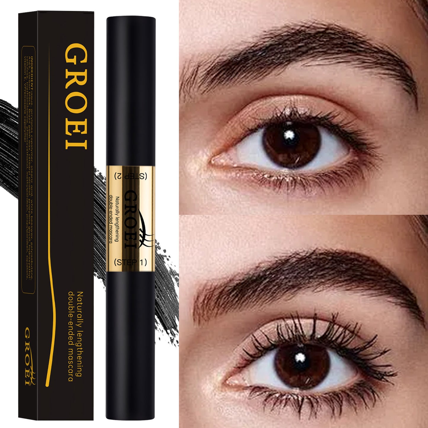 Double-headed Eye Lash Glue Cream Shaping Base
