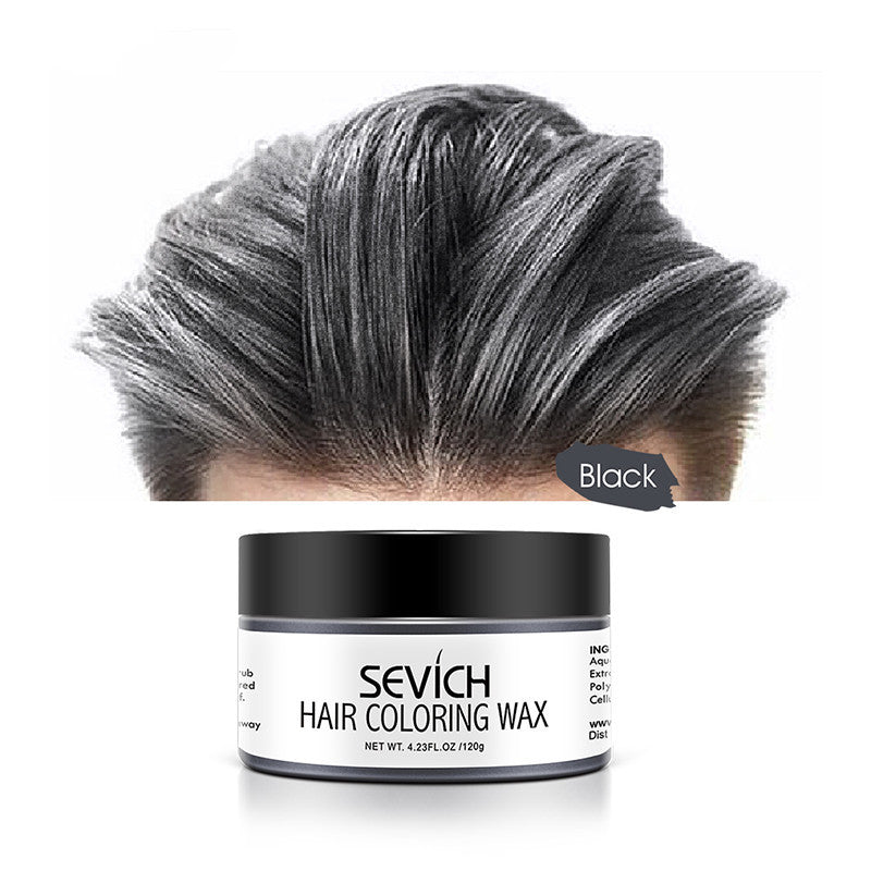 Disposable colored hair mud