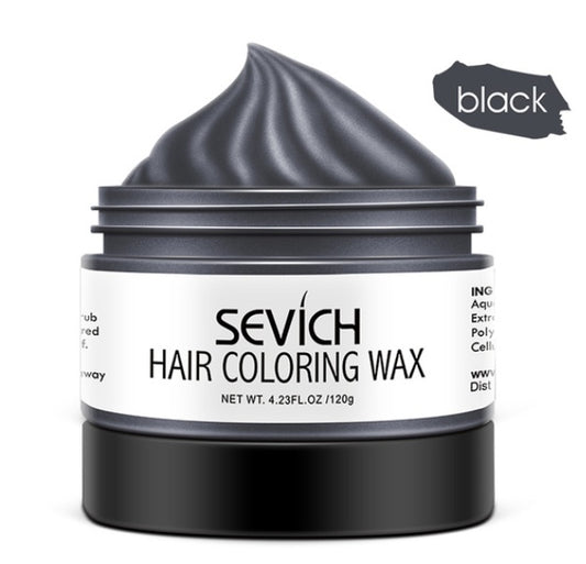 Disposable colored hair mud