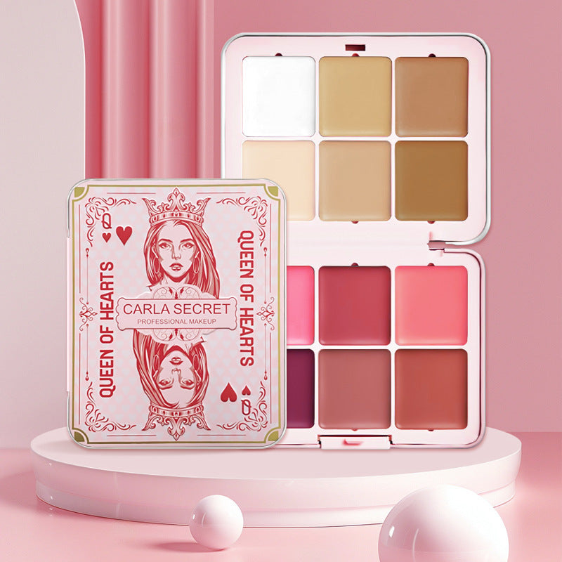 12 Color Iron Box Rouge Natural Matte Blusher