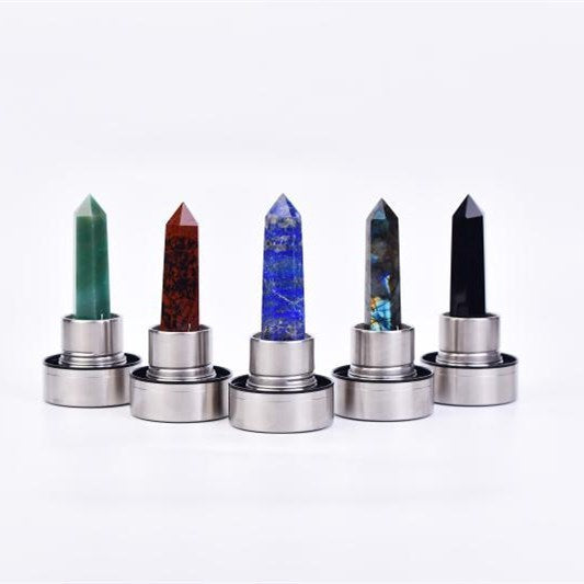 Natural hexagonal crystal column energy glass creative water cup spa tea cup water cup crystal column magic wand