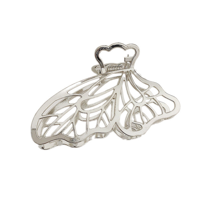 Korea Simple Large Metal Butterfly Hairpin