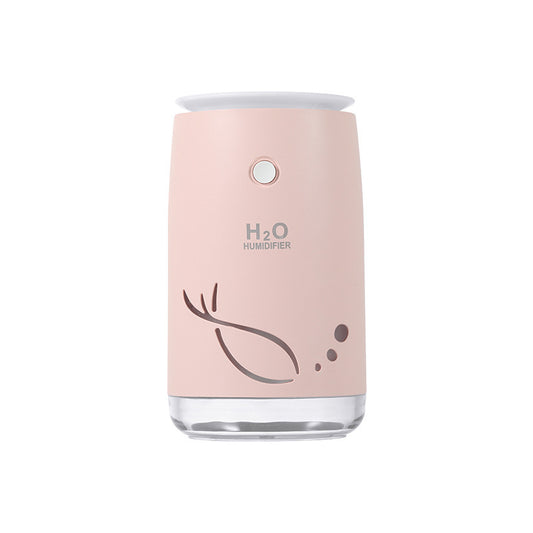 New Small Tail Fish Night Light Humidifier USB Mini Car Air Purifier Household Humidifier