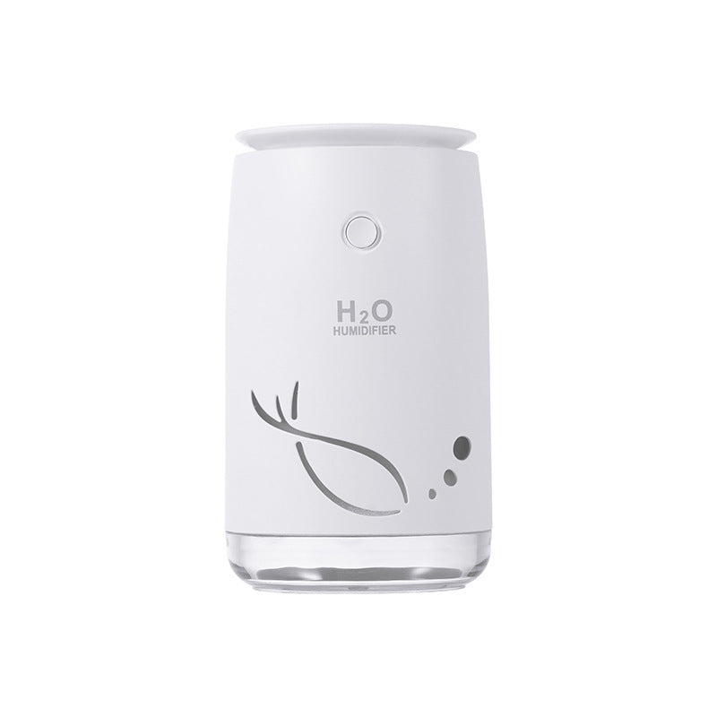 New Small Tail Fish Night Light Humidifier USB Mini Car Air Purifier Household Humidifier
