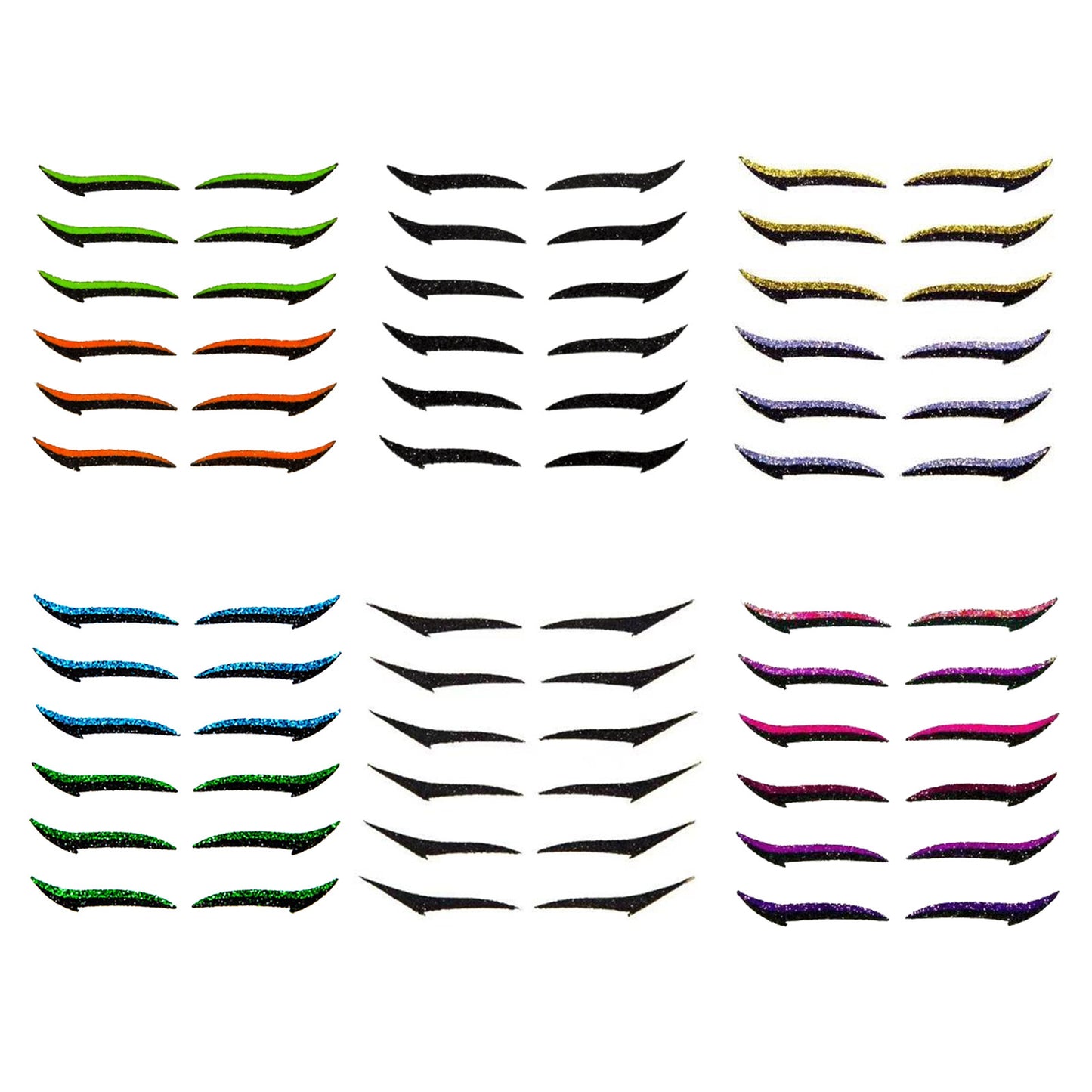 Eyeshadow Eyeliner Sticker Hipster Big Eye Makeup Natural Sticker Lazy Sticker
