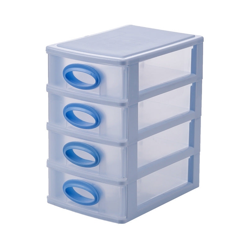Nordic Style Transparent Multi-layer Drawer Plastic Storage Box Women Girls Bedroom Desktop Cosmetic Boxes Jewelry Organizer New