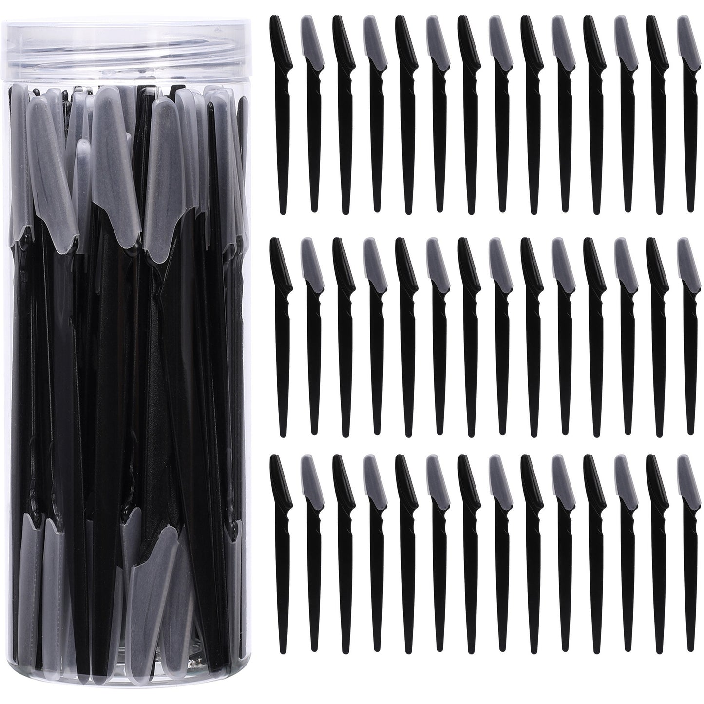 Women's Convenient Portable Black Eyebrow Pencil Suit Scratch-resistant Pogonotomy Trimming