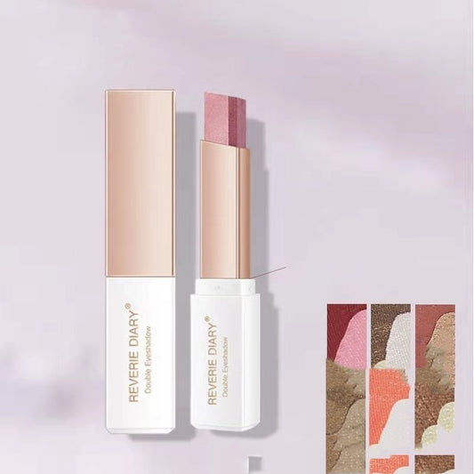 Shake Rotary Velvet Gradient Two-color Eye Shadow Stick