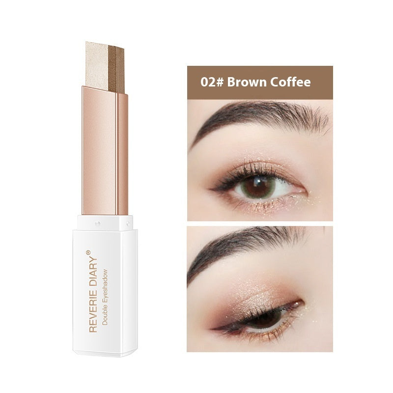 Shake Rotary Velvet Gradient Two-color Eye Shadow Stick