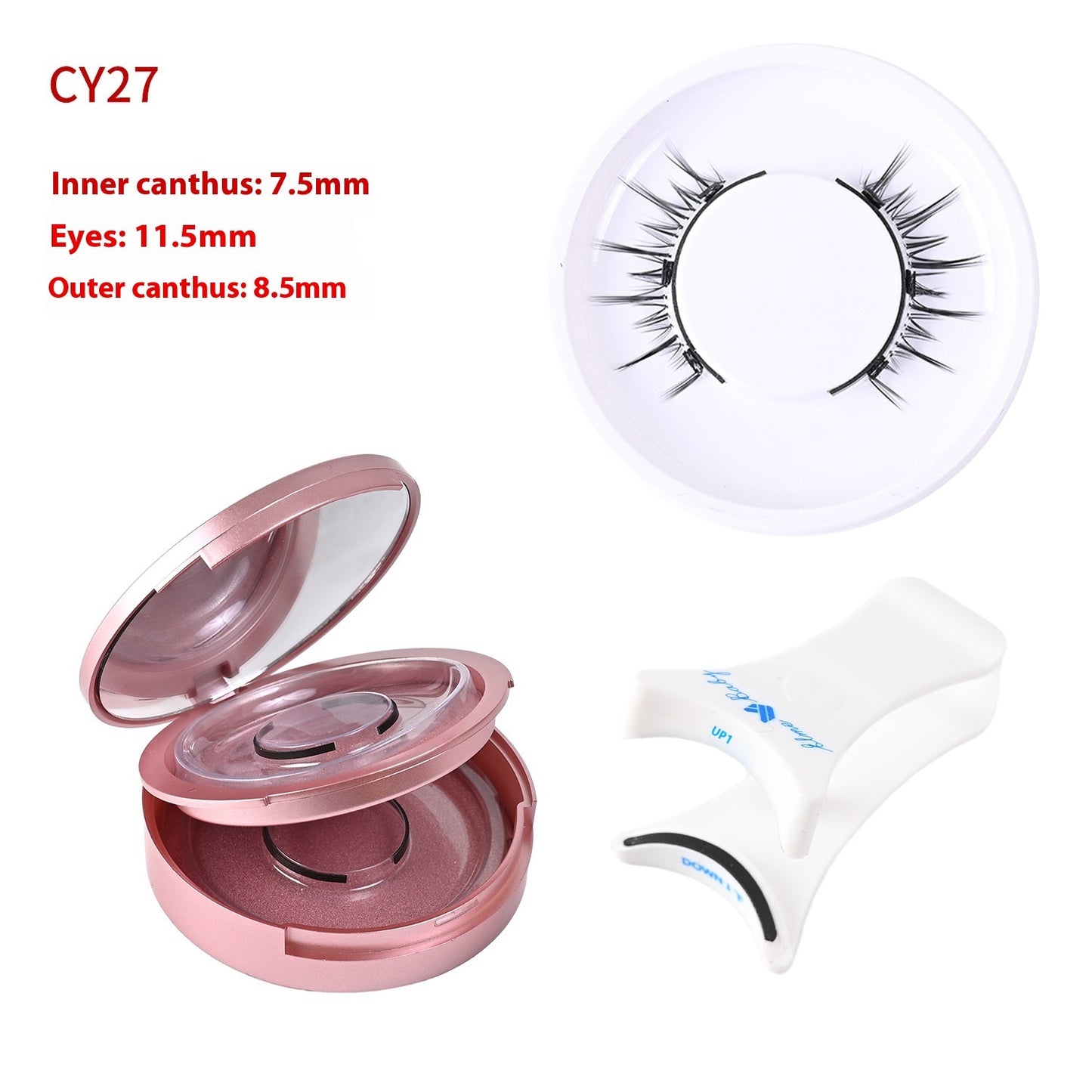 Magnetic Glue-free Three False Eyelashes Suit Collection Use Natural Simulation Long-lasting