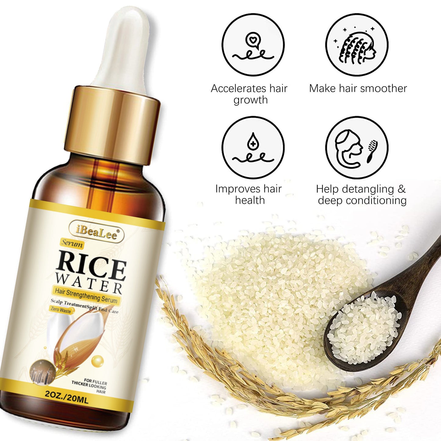 Rice Water Sheng Jiang Wang Hair Nutrient Solution Anti-shedding