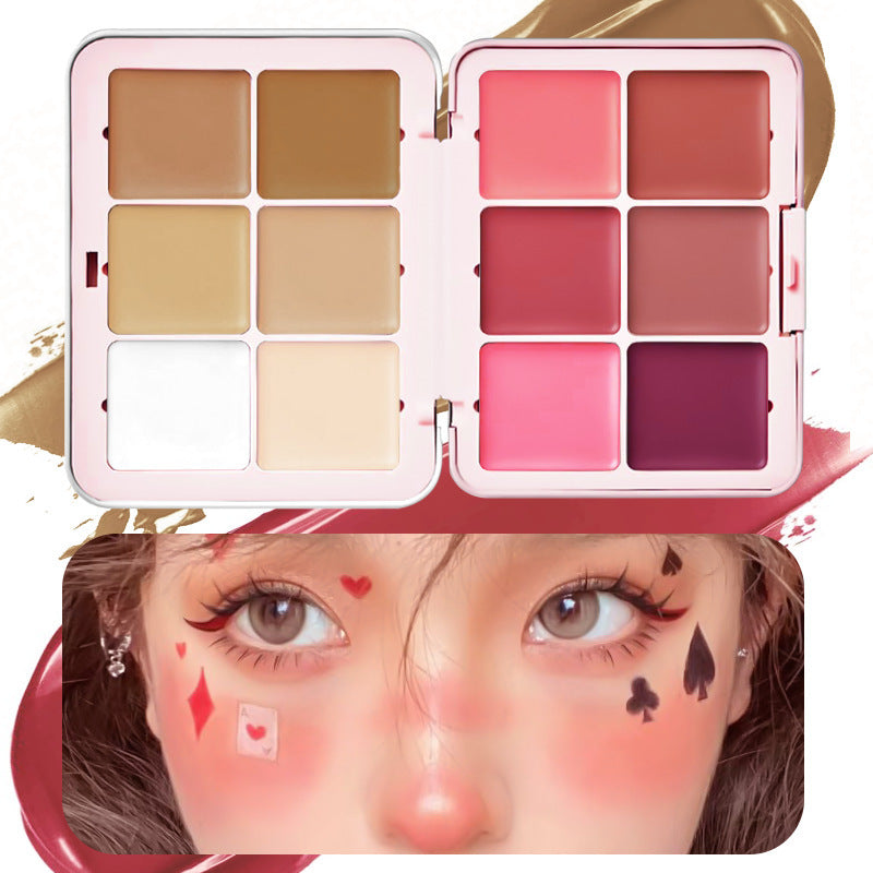 12 Color Iron Box Rouge Natural Matte Blusher