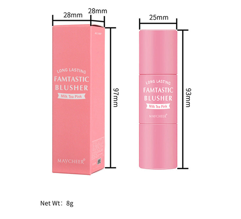 Two-in-one Blush Stick Portable Thin And Glittering Special
