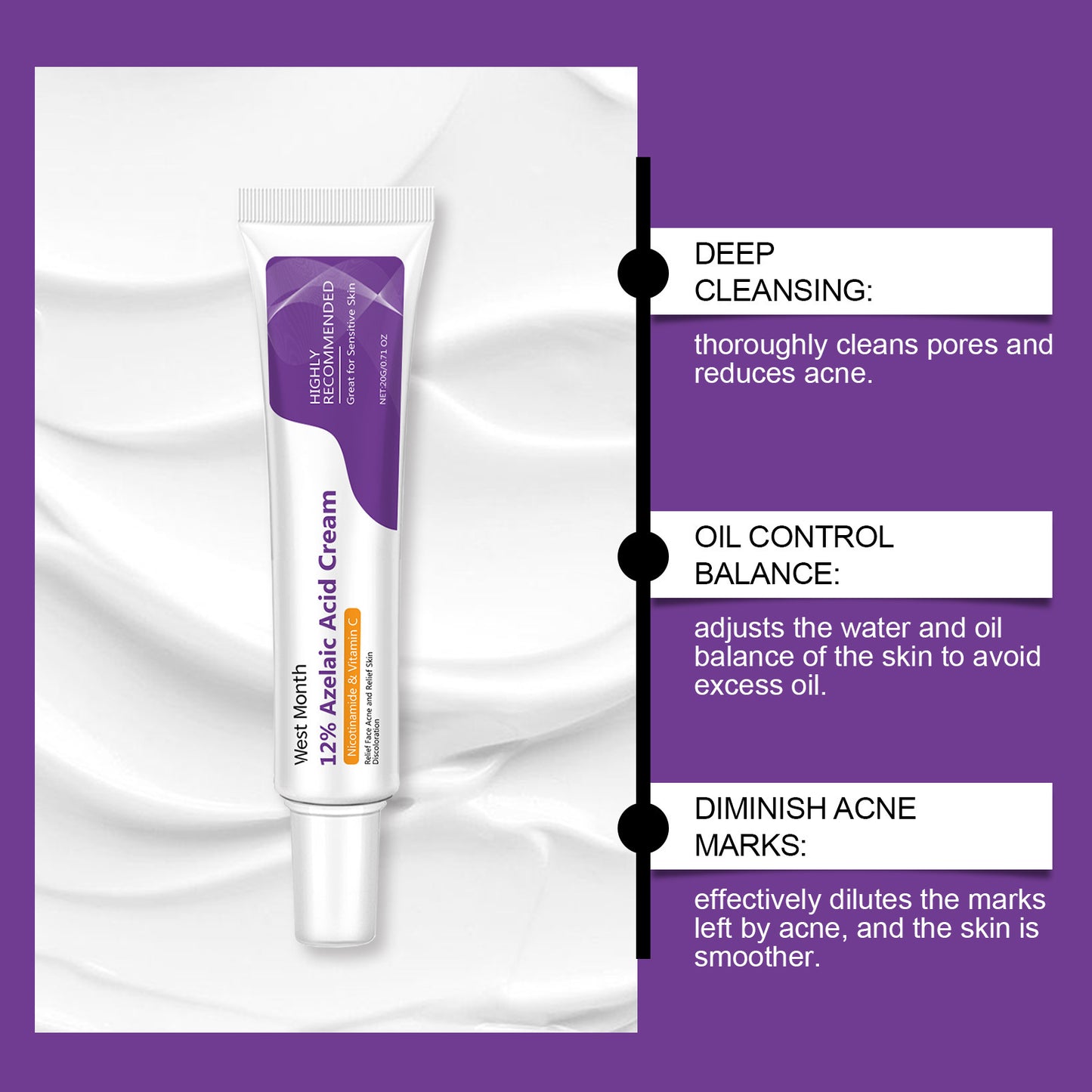 Azelaic Acid Repair Cream Desalting Pimple