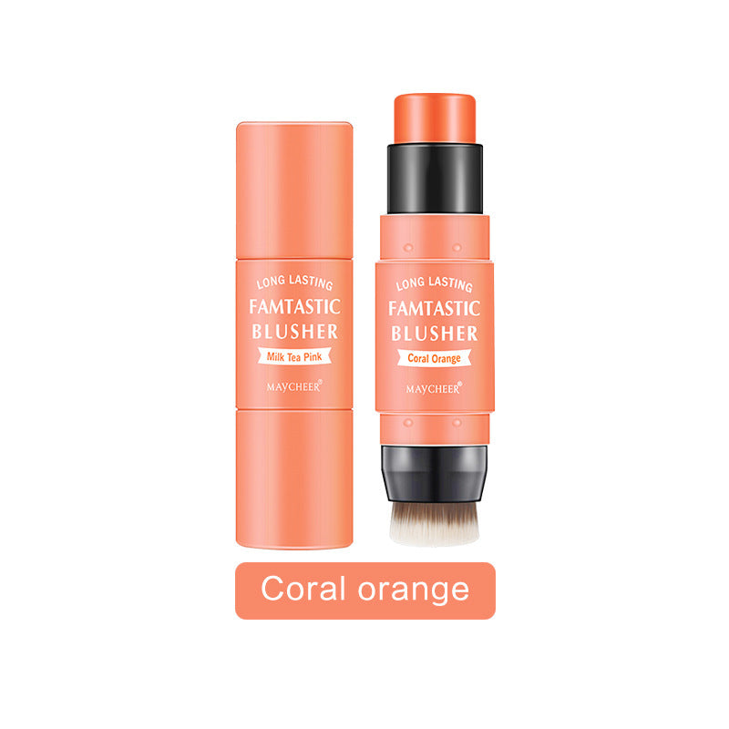 Two-in-one Blush Stick Portable Thin And Glittering Special