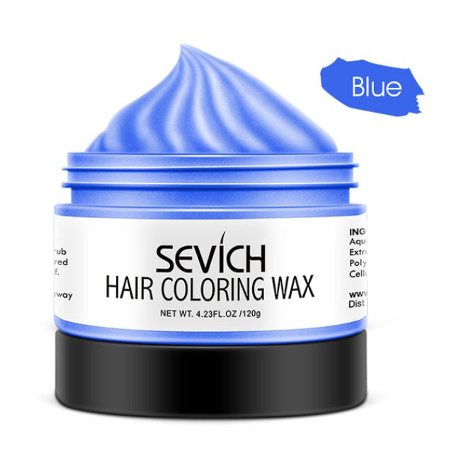 Disposable colored hair mud