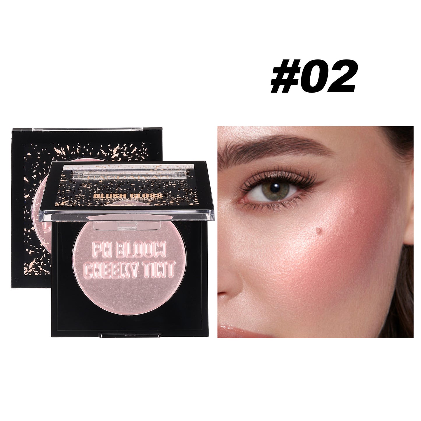 Blush Cream Lip Cheek Plate Multi-purpose Pearlescent Monochrome