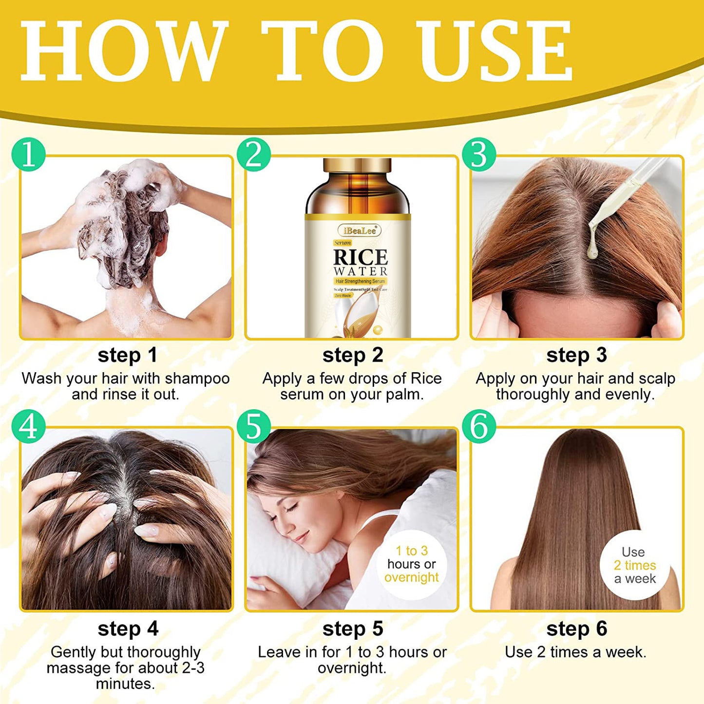 Rice Water Sheng Jiang Wang Hair Nutrient Solution Anti-shedding