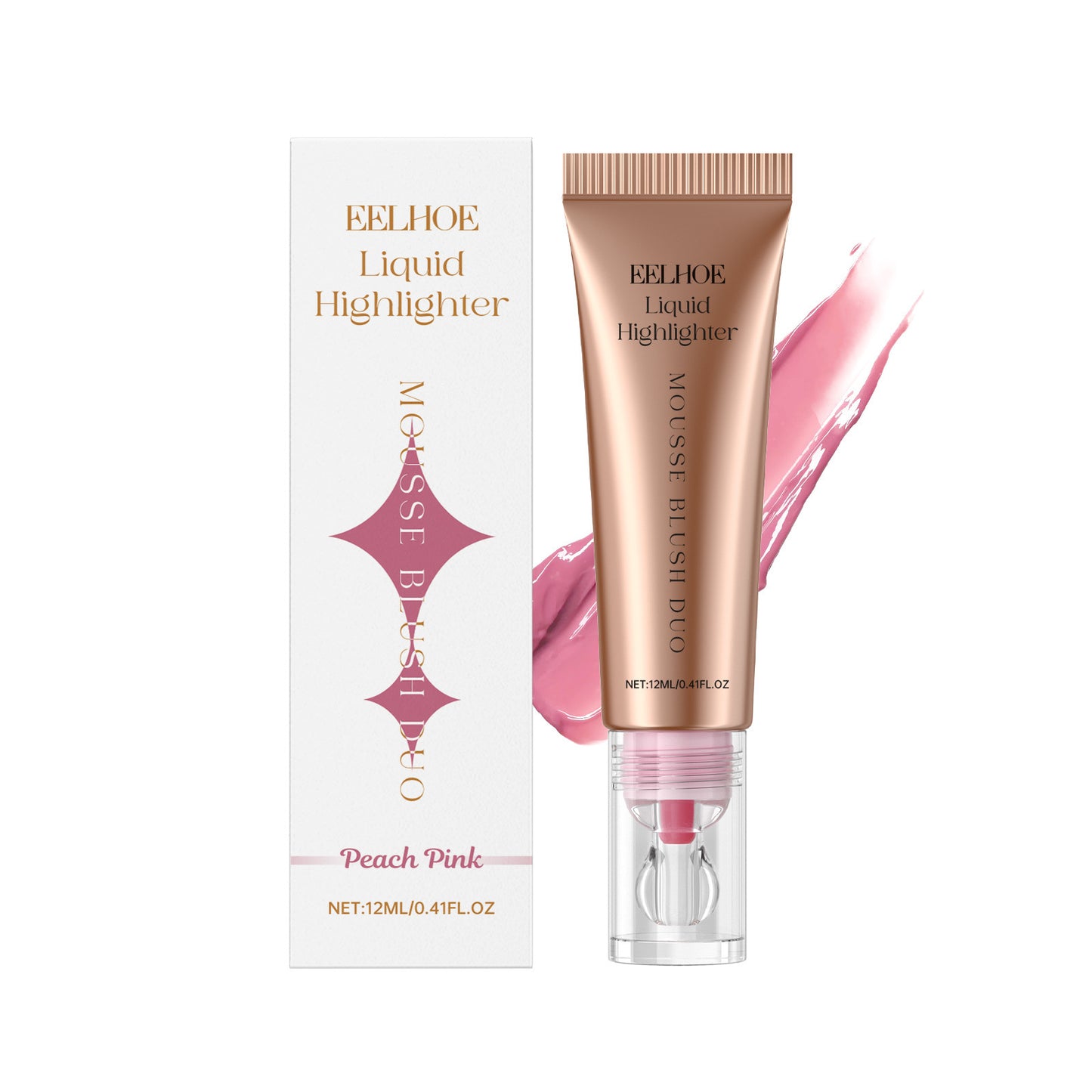 Natural Lightweight Matte Repair Highlight Multifunctional Face Blusher