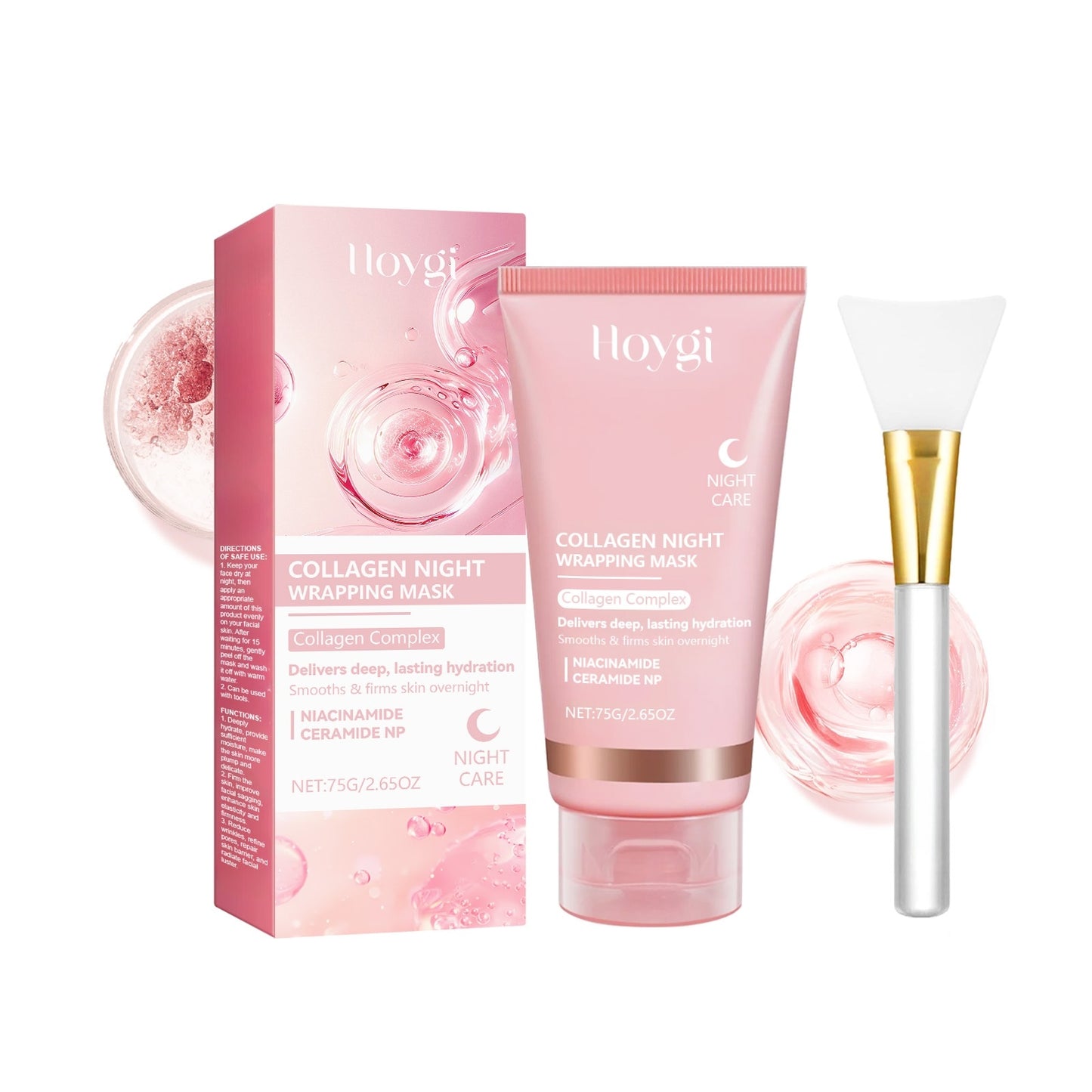 Collagen Light Wrinkle Tearing Facial Mask