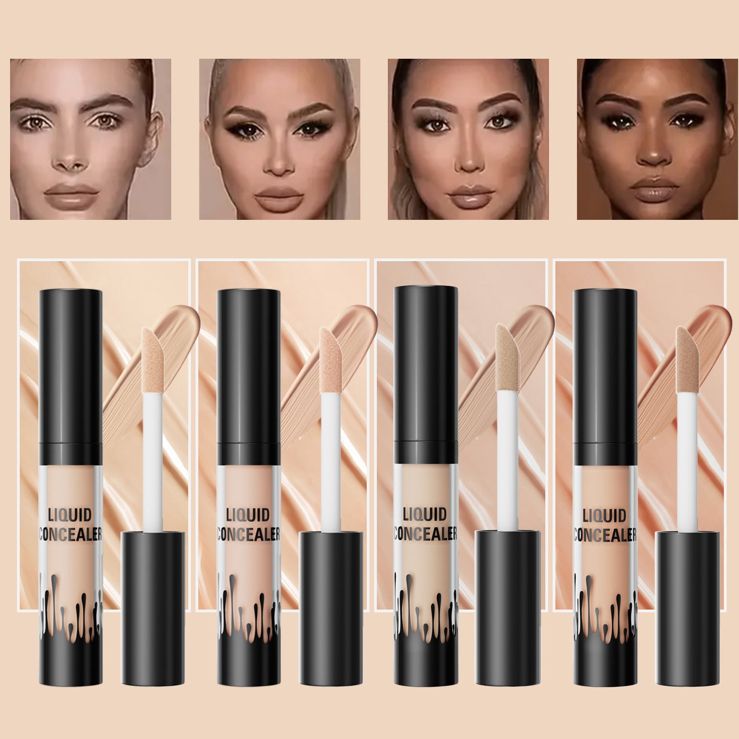 Natural Fit Liquid Concealer Waterproof And Sweat-resistant