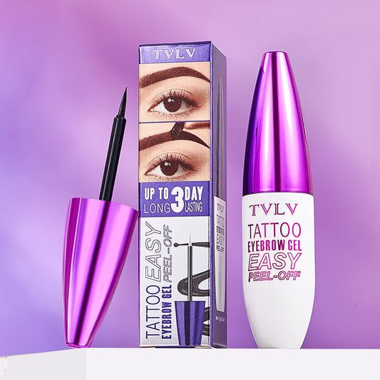 Tearing Type Waterproof Sweatproof Solid Color Tear And Pull Eyebrow Cream