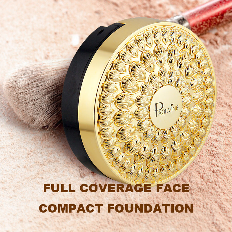Peacock 24k Gold Diamand Repair Double Layer Powder