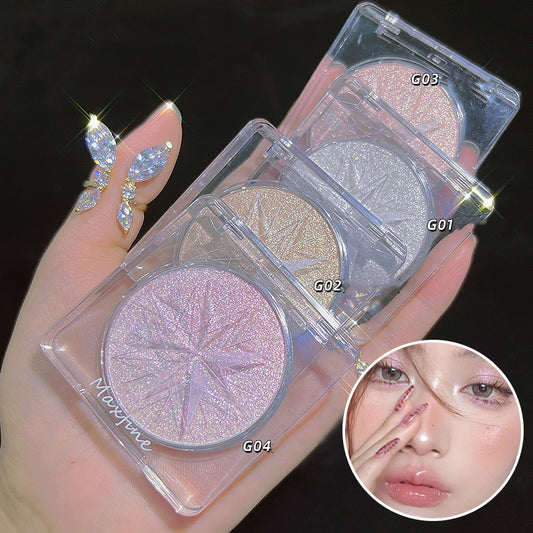 High Gloss Powder Blusher Diamond Slim And Shiny